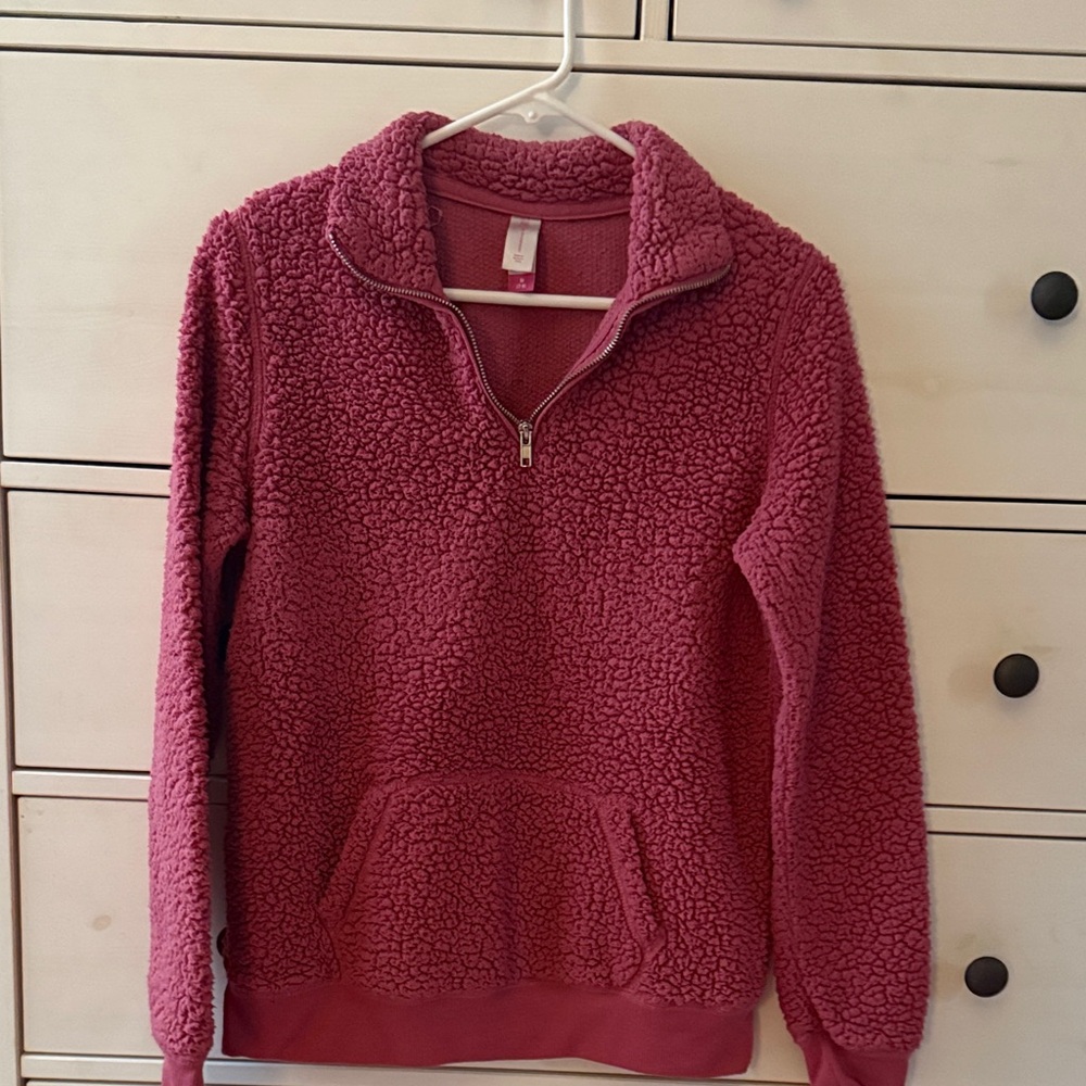 Xhilaration Fuchsia Teddy Jacket